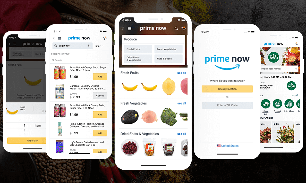 grocery app feature