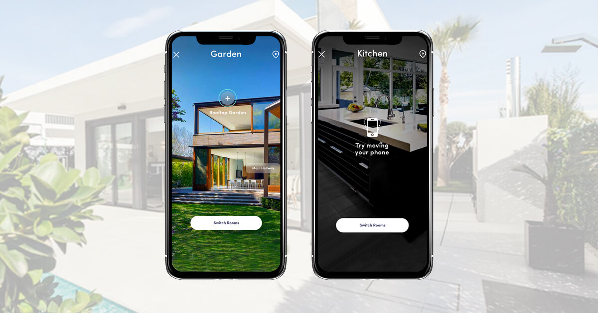 Real Estate App Screenshots with AR technology