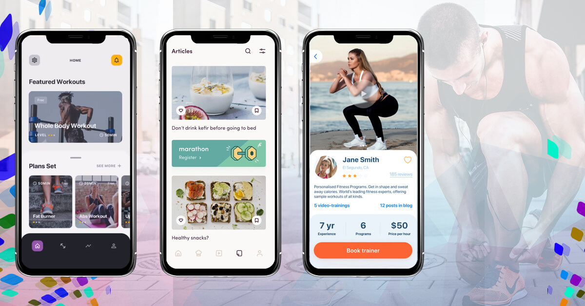 Different types of fitness apps