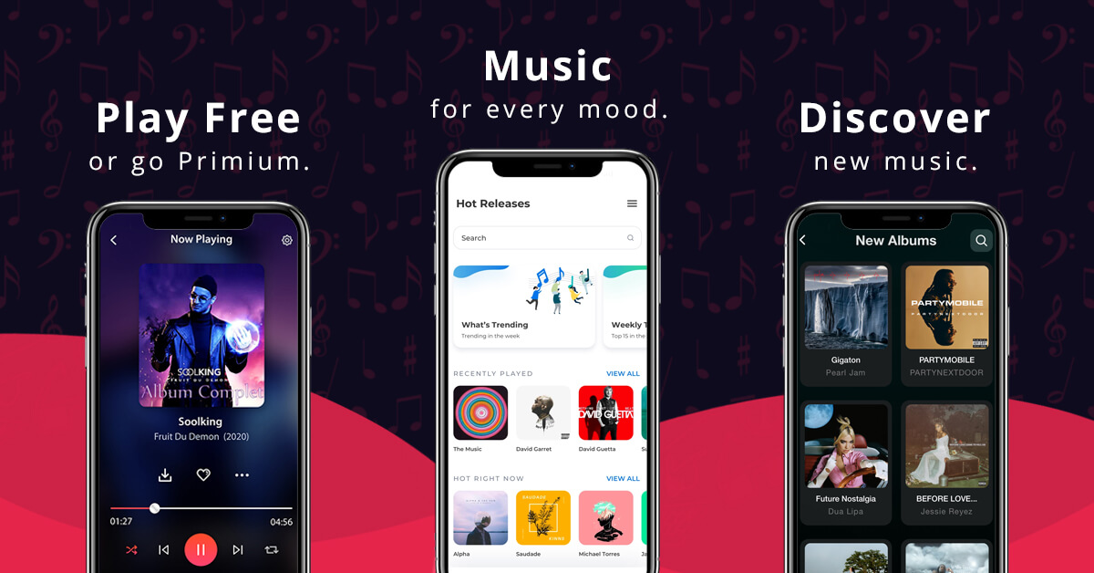 Types of Music Streaming App