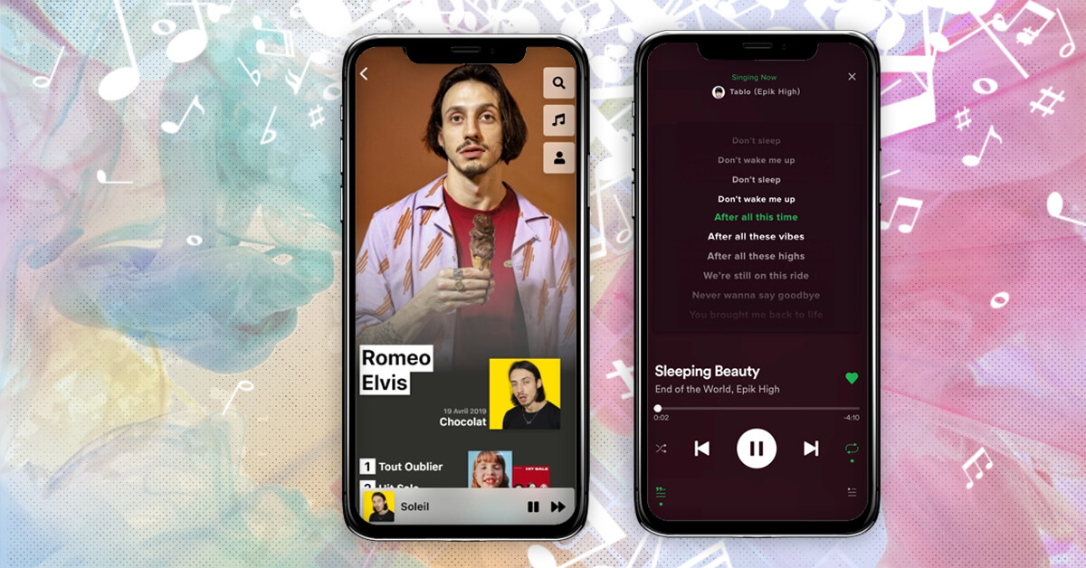 Advanced features of Music Streaming App