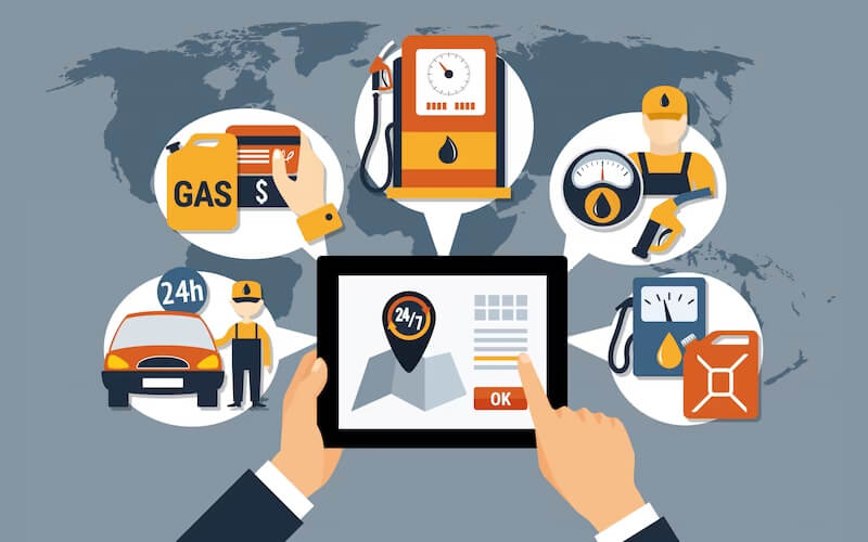 Fuel delivery app