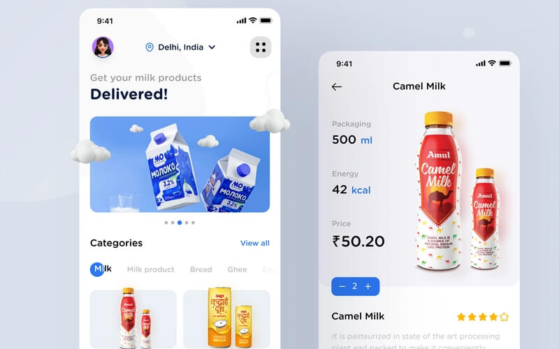 Milk Delivery App Idea