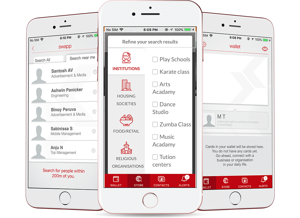 Functionalities of Swapp App