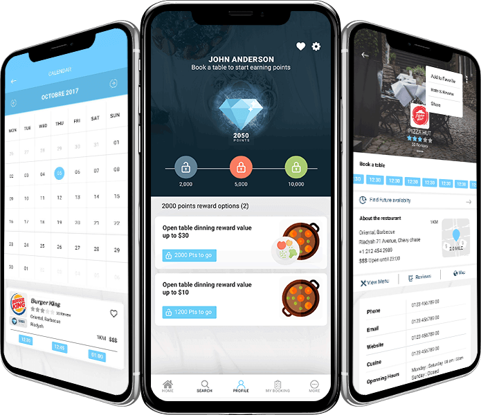 REVATO Table Booking App feature