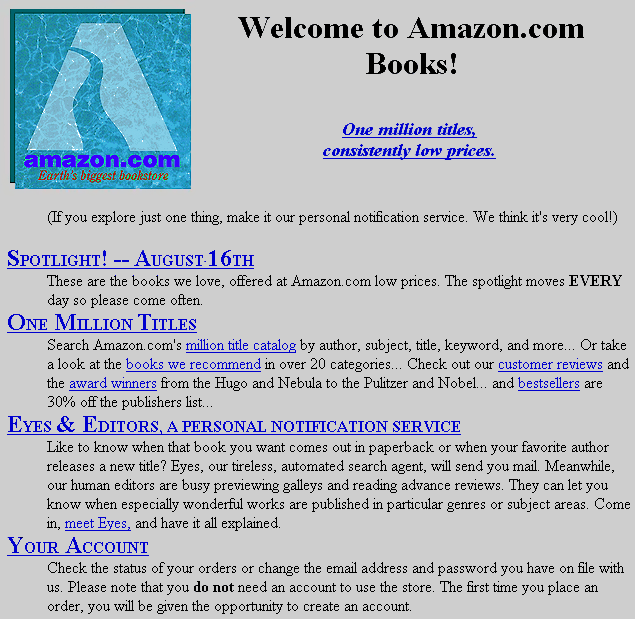 Amazon 1995-2000