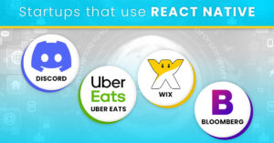 Startups that use React Native (Discord, Uber Eats, Wix, Bloomberg)