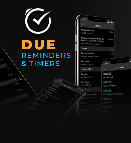 Due Reminders & Timers