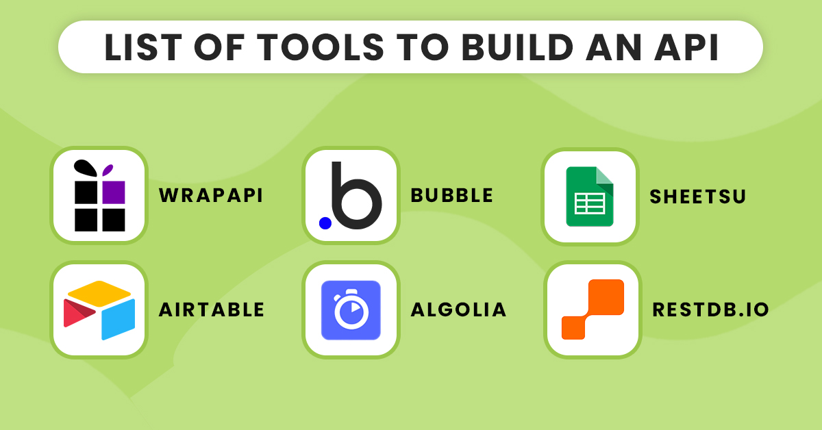 List of tools to build an API