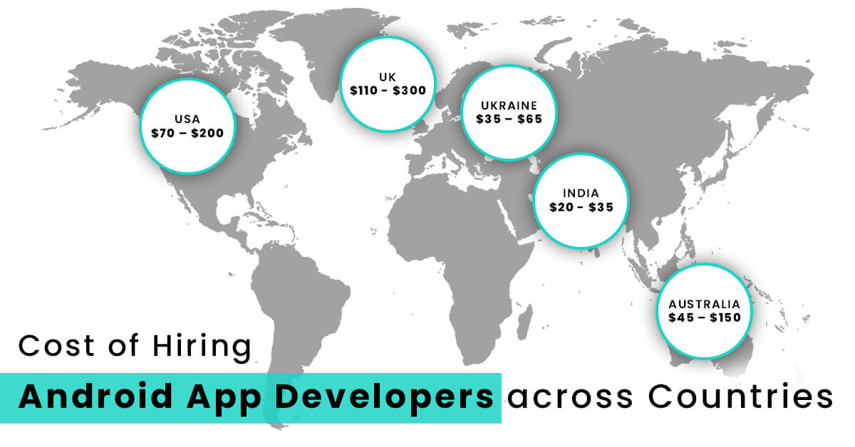 cost to hire android app developers