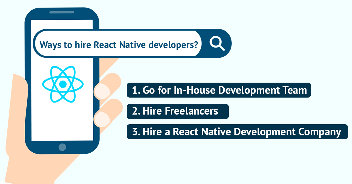 ways to hire react native developers