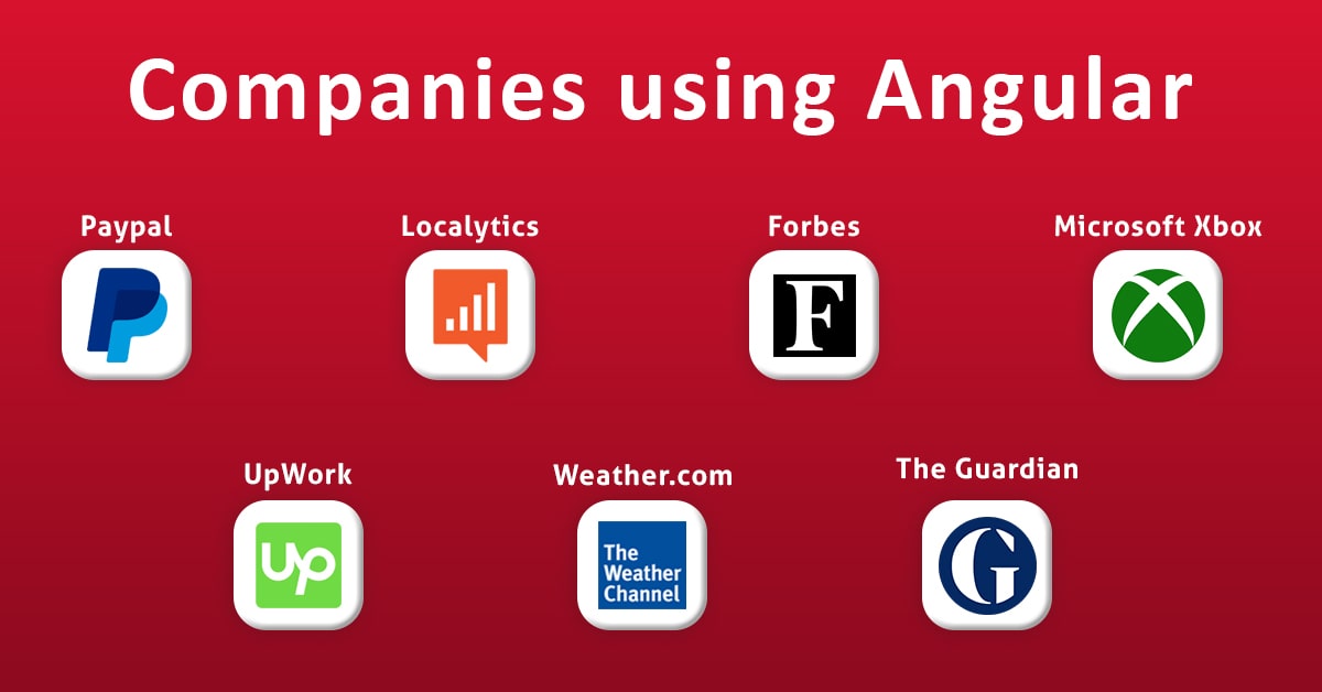 Companies using Angular