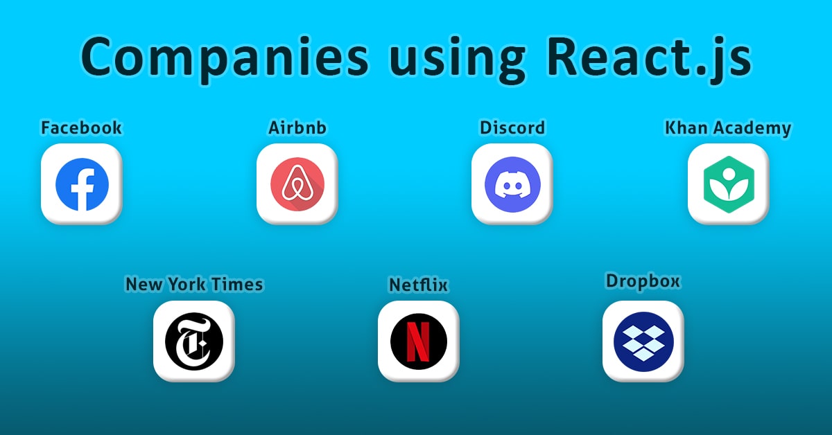 Companies using React