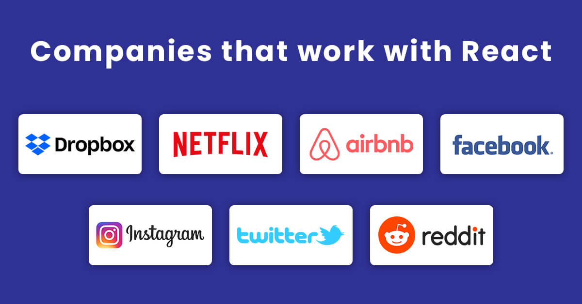 Companies that work with React