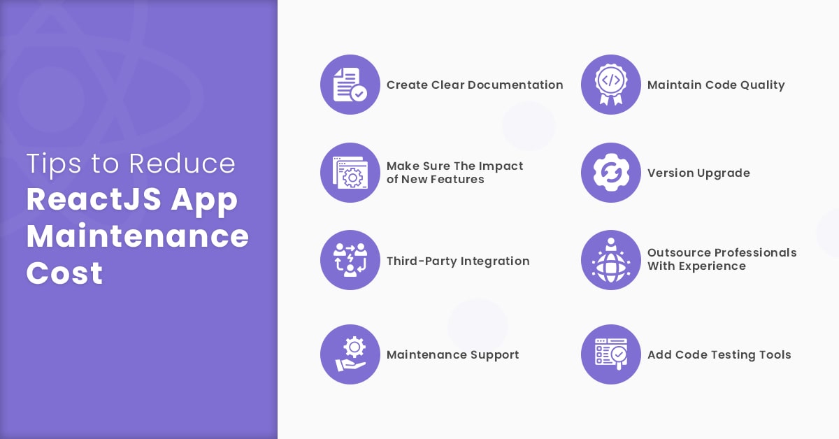 Tips to Reduce ReactJS App Maintenance Cost