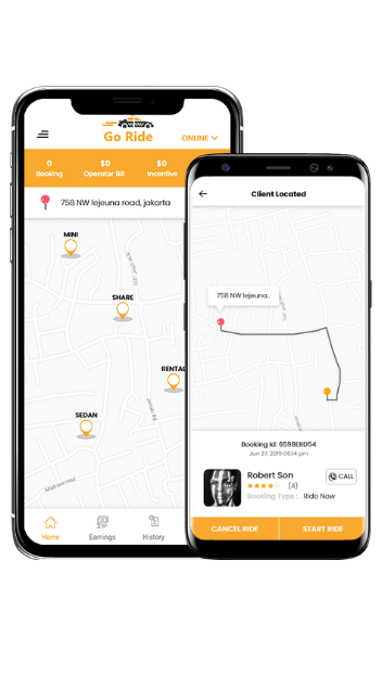 taxi booking application