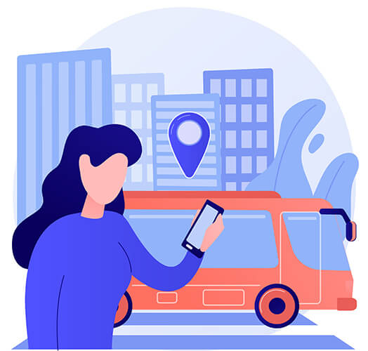 Transportation travel app feature