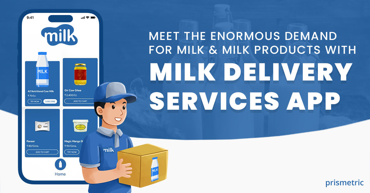 Milk delivered on sale to home