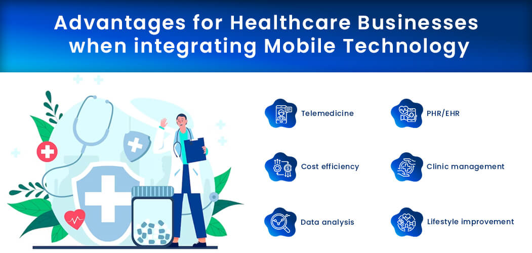 Advantages for healthcare businesses when integrating mobile technology