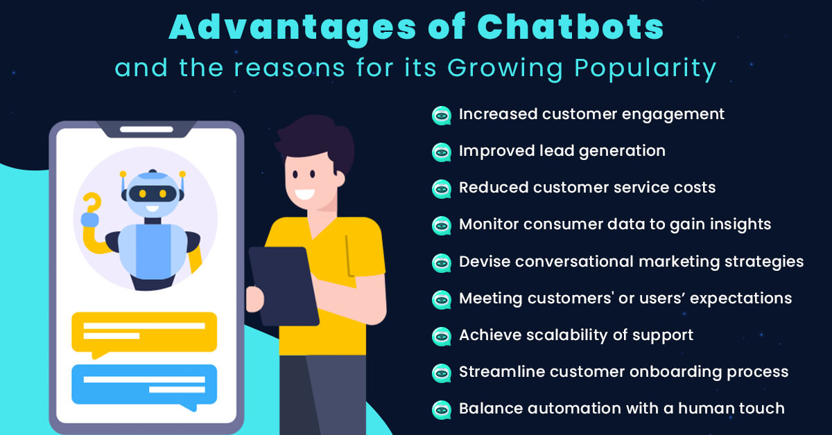 Advantages of Chatbots and the reasons for its Growing Popularity