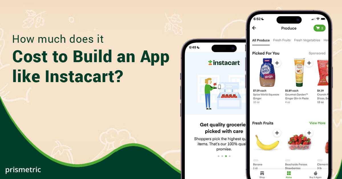 Strategic Investments: Estimating the Cost to Build your Instacart Clone App