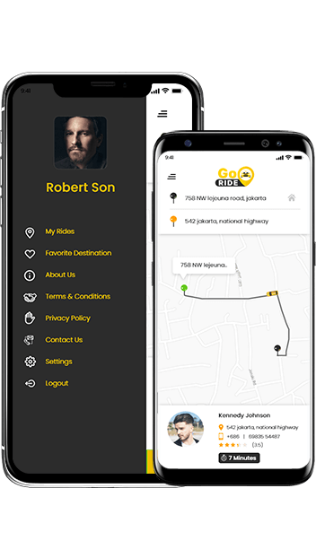 Taxi app solution by Prismetric