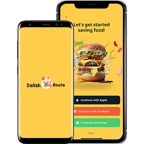 DelishRoute food delivery app