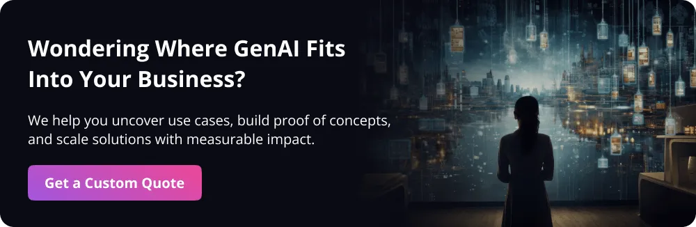 Generative AI development CTA 