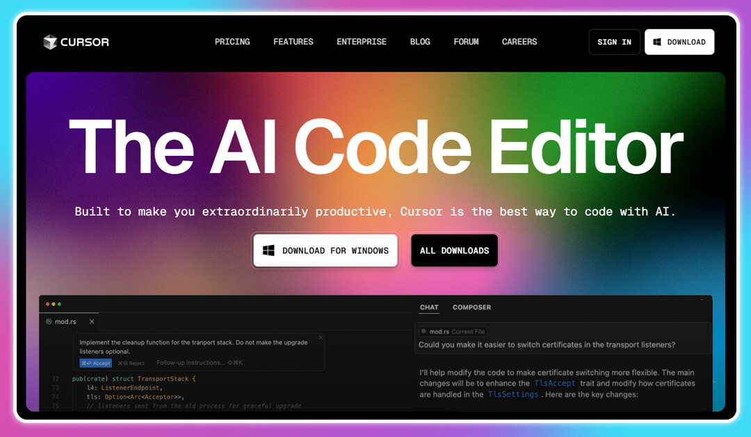 Cursor vibe coding tool