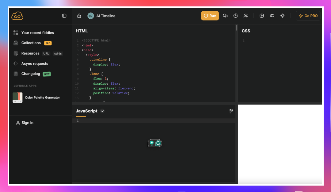 JSFiddle