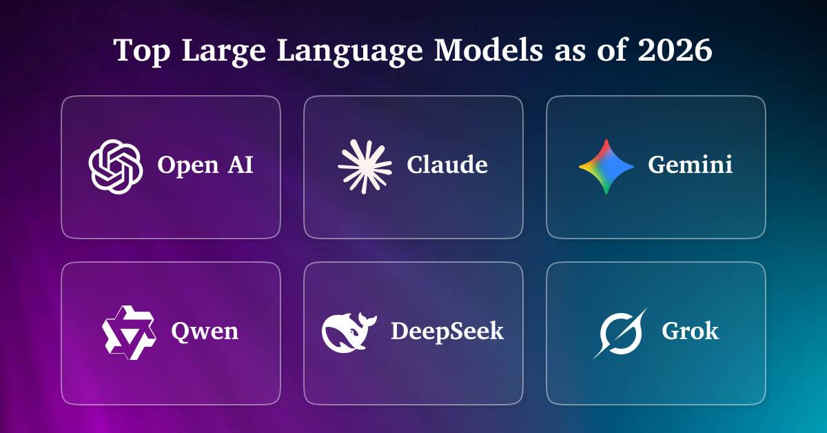 Top Large Language Models as of 2026