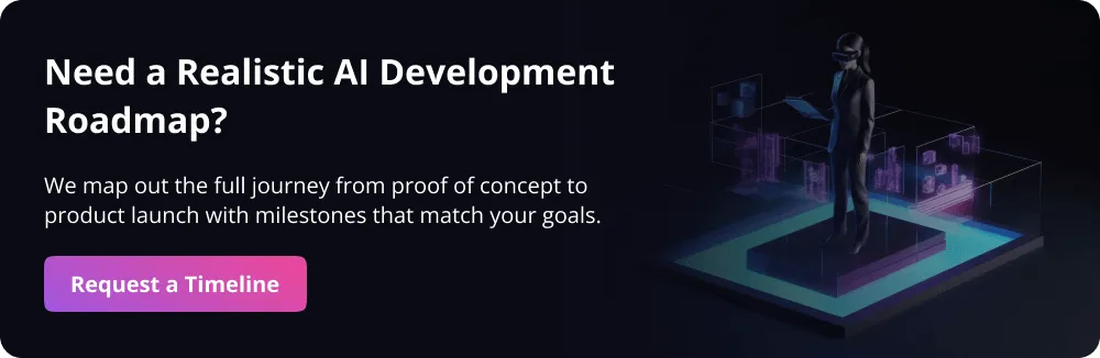How Long Does It Take to Build an AI App CTA