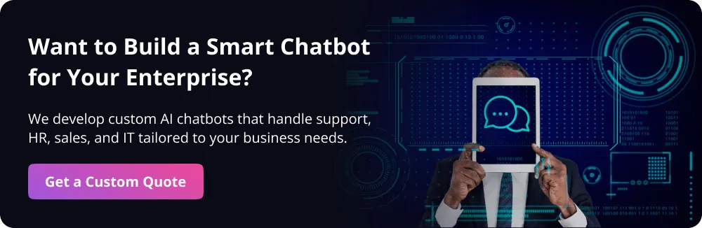 Enterprise-Chatbot CTA