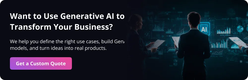 Generative ai consulting companies CTA