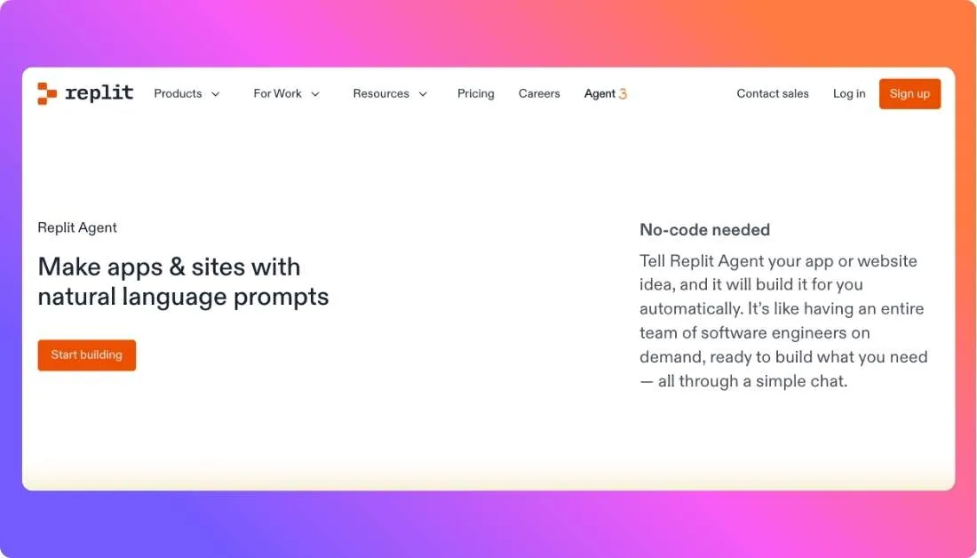 Replit-AI-Home-Page