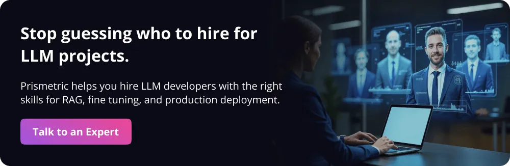 Hire LLM developer CTA