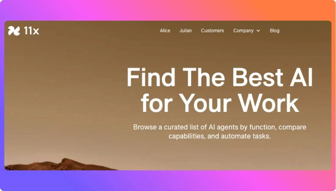 11x.ai Home Page