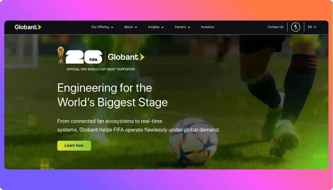 Globant Home Page
