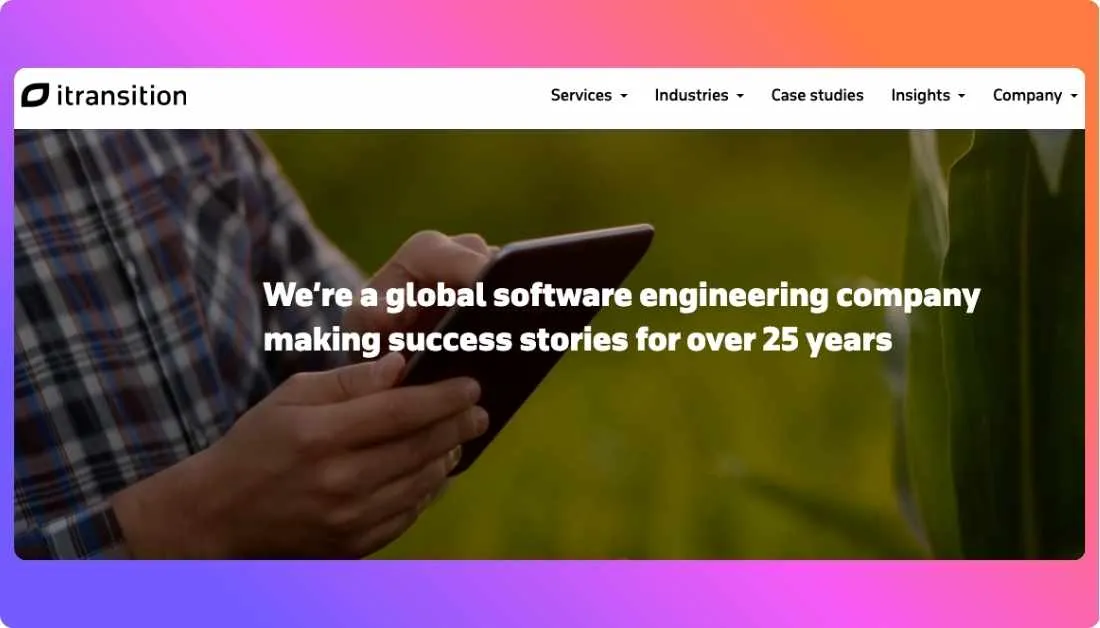 Itransition Home Page