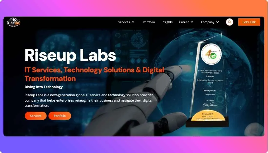 Riseup Labs Home Page