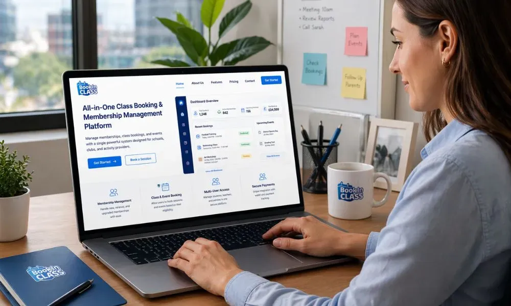 Book In Class Case Study | Online Booking & Membership Management Platform