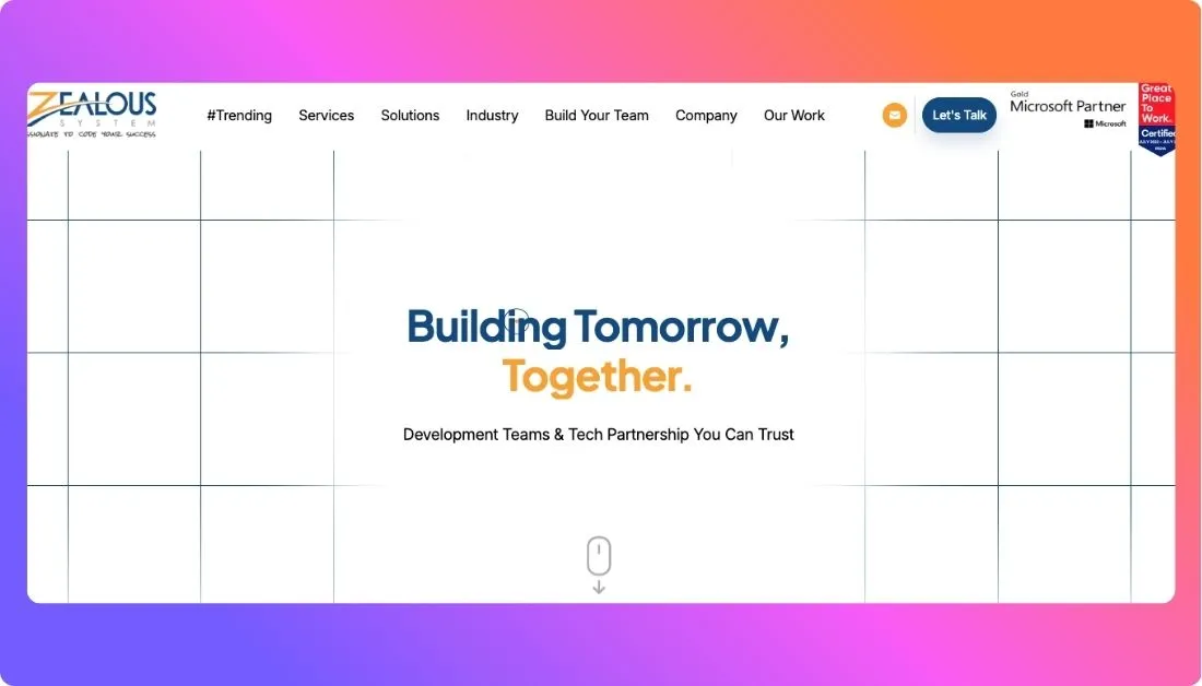 Zealous System Home page