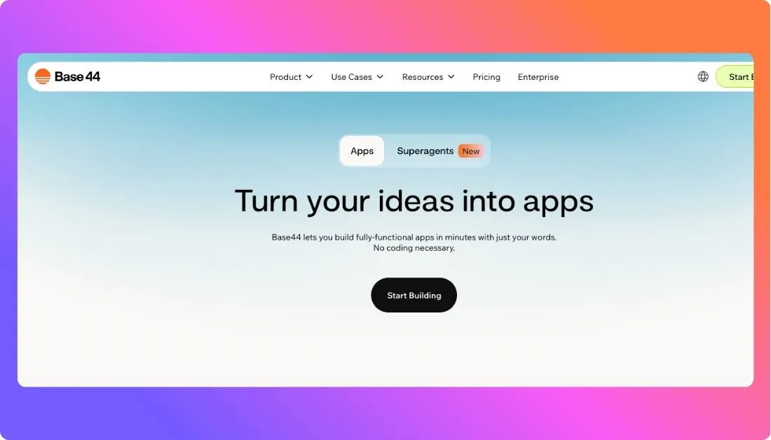 Base44 Home Page