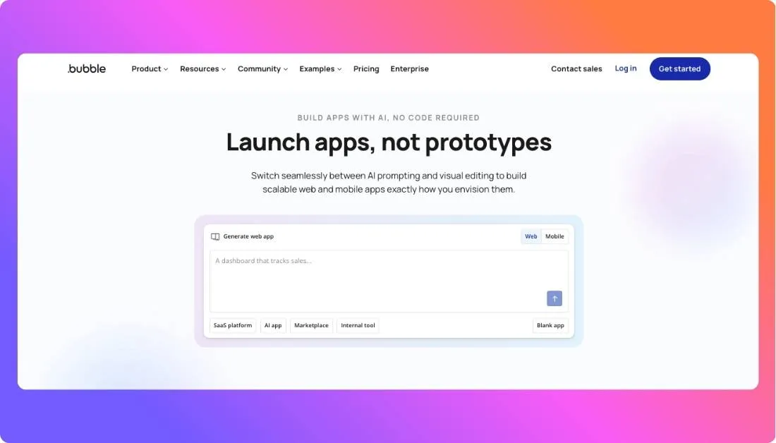 bubble HomePage