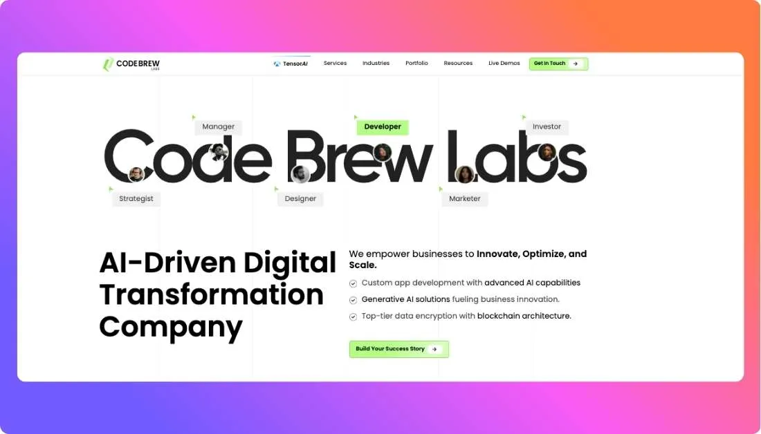 Code Brew Labs Home page
