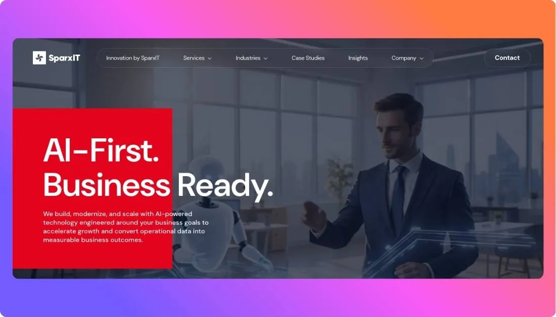 SparxIT Home page