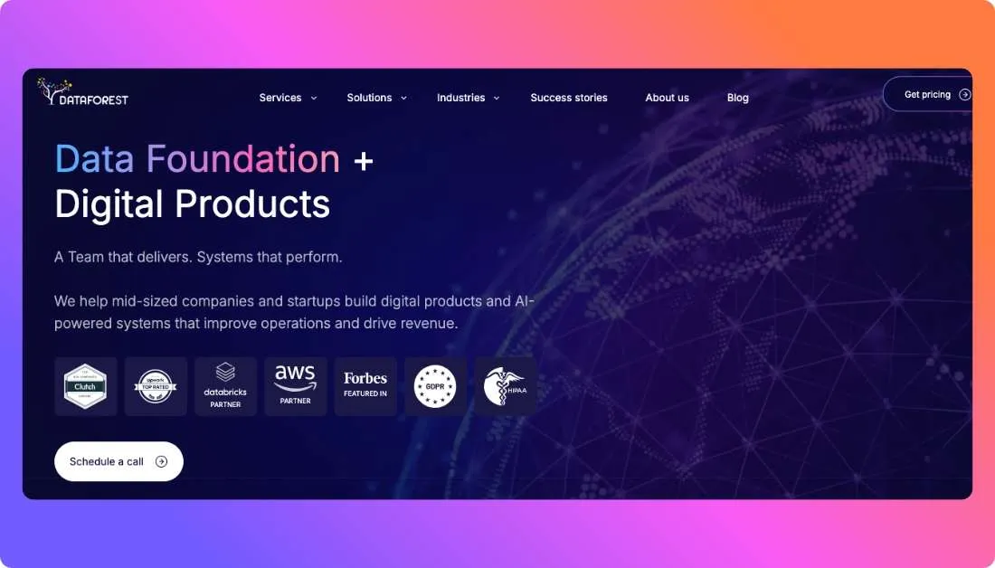 DATAFOREST Home page