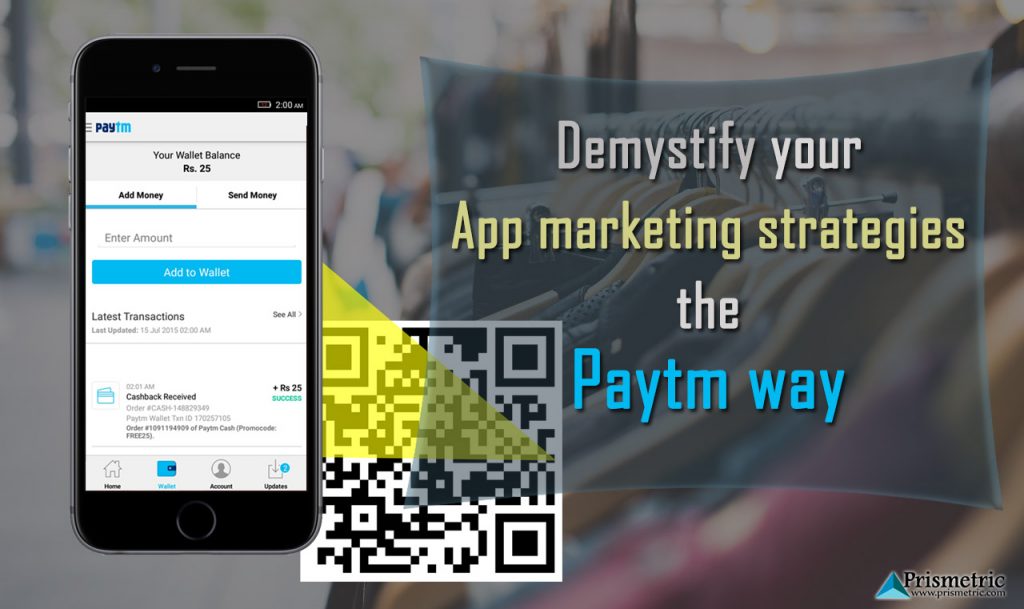 app marketing strategies like Paytm