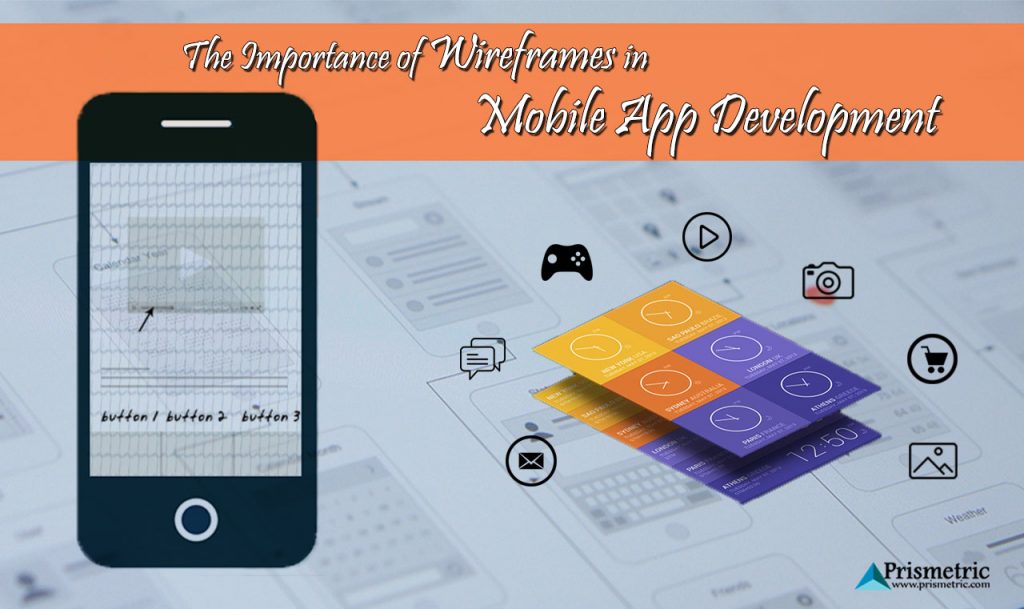WIreframes in mobile app development