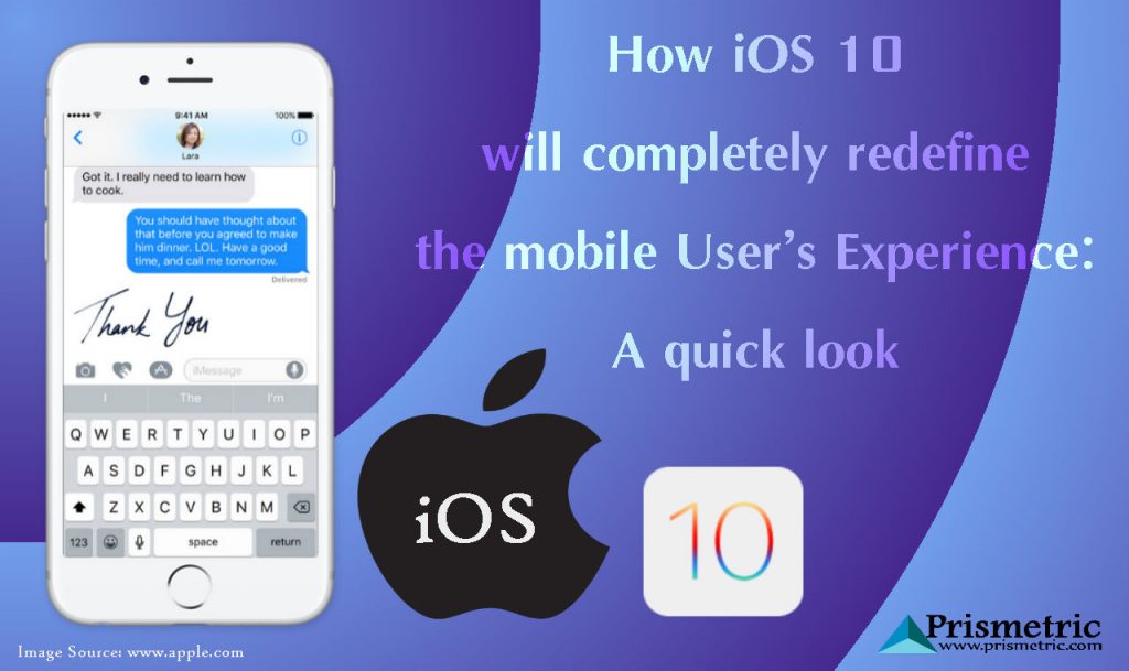 iOS 10 features